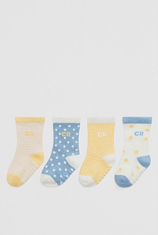 Country Road Baby Sock Pack of 4