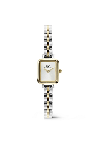 Quadro Mini Arch Link Two Tone Watch