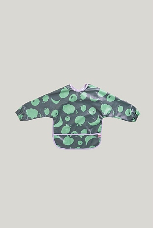 All-covered Smock Bib - Fruit Salad Green