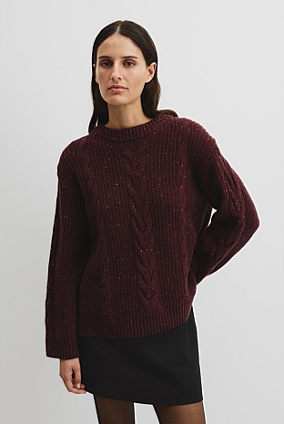 Longline Cable Knit