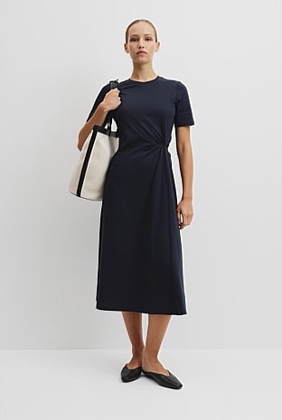 Australian Cotton Twist Jersey Dress