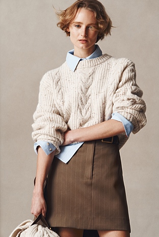 Longline Cable Knit