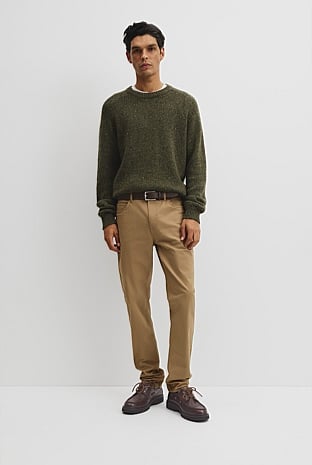 Australian Cotton Tapered Five Pocket Pant