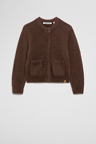 Fluffy Knit Cardigan