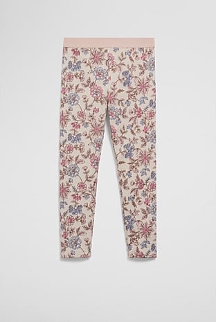 Organically Grown Cotton Fleece Lined Legging