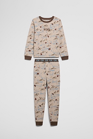 Australian Cotton Bear Print Pyjama