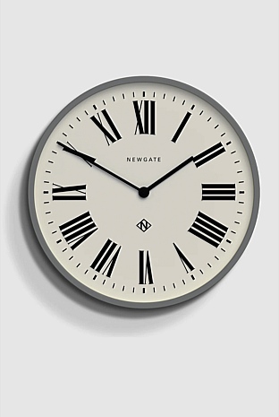 Number Three Clock - Italian Grey