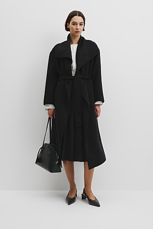 Oversized Wrap Coat
