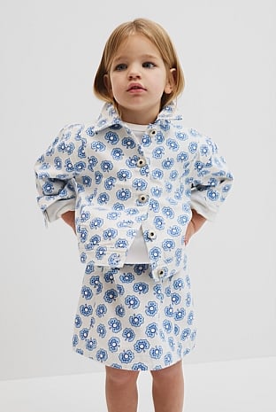 Printed Denim Jacket