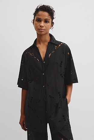 Lace Longline Shirt
