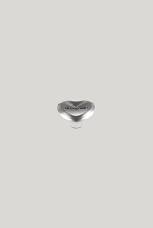 Stainless Steel Heart Knob Blister Pack