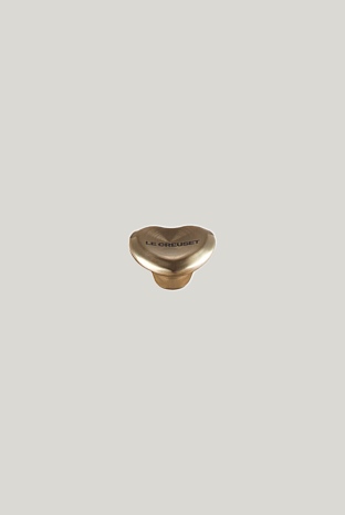 Gold Heart Knob Blister Pack