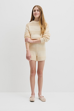 Teen Australian Cotton Blend Knit Short