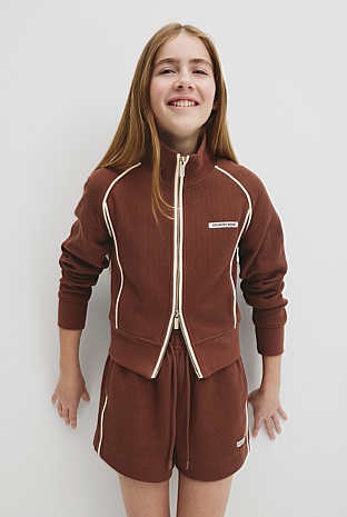 Teen Raglan Zip Through Jacket