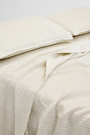 Skye Linen King Flat Sheet