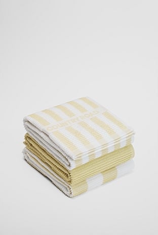 CR Stripe Australian Cotton Tea Towel Pack of 3