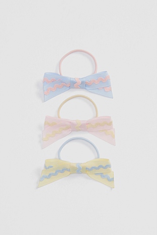 Ric Rac Bow Pack of 3