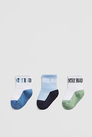 Heritage Quarter Sock Pack of 3