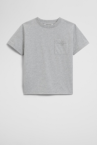 Australian Cotton Relaxed Short Sleeve Pocket T-Shirt
