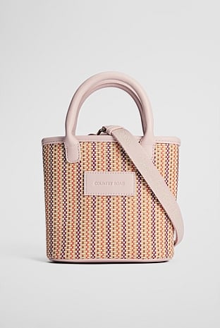Woven Mini Tote Bag