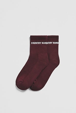 Australian Cotton Blend CR Sport Quarter Crew Sock