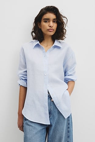 Oversized Linen Shirt