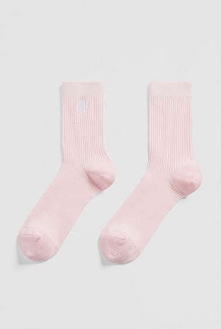 Australian Cotton Blend CR Ribbed Three Quarter Crew Sock