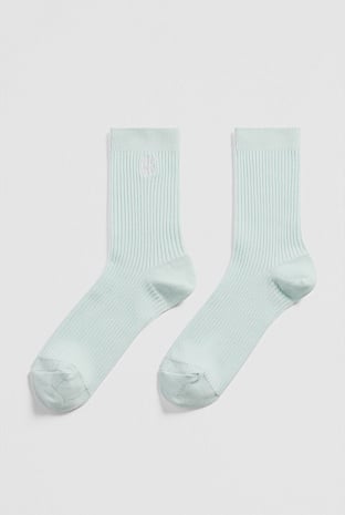 Australian Cotton Blend CR Ribbed Three Quarter Crew Sock