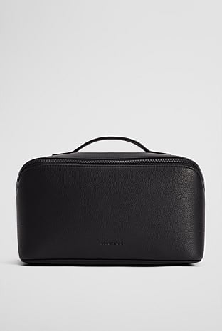Branded Detail Large Convertible Cosmetic Case