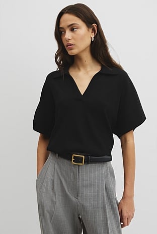 Compact Knit Polo