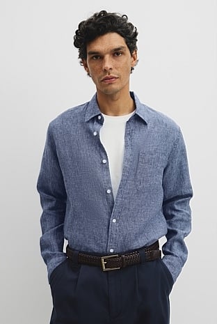 Regular Fit Linen Shirt