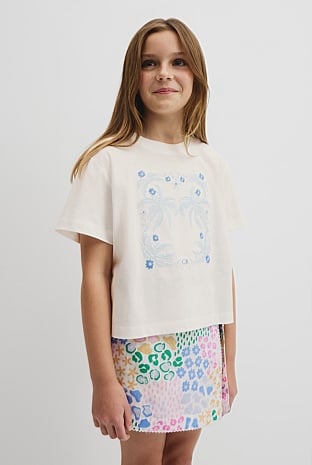 Teen Short Sleeve Oversized Print T-Shirt