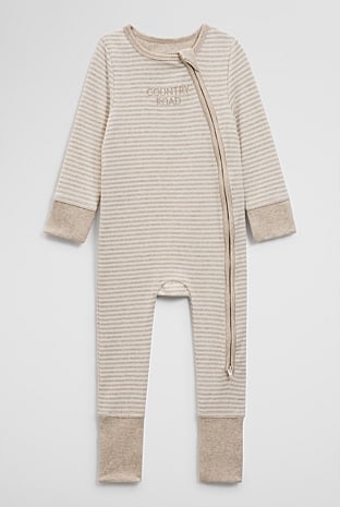 Stripe Rib Jumpsuit