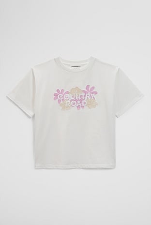 Short Sleeve Floral Oversized T-Shirt