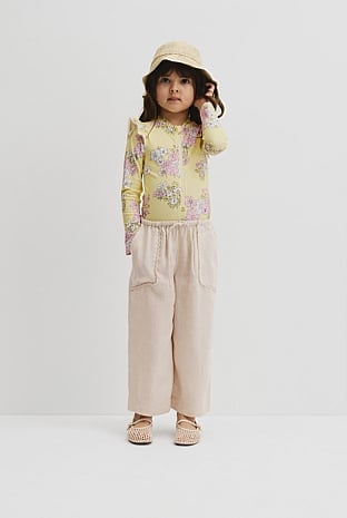 Linen Wide Leg Pant
