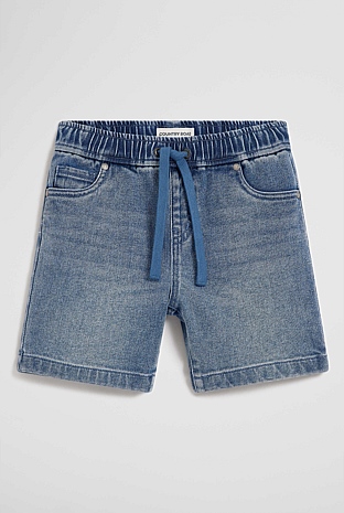 Pull On Denim Straight