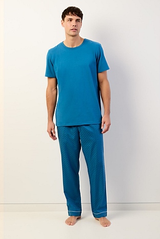 Bleu T-Shirt & Long Pants