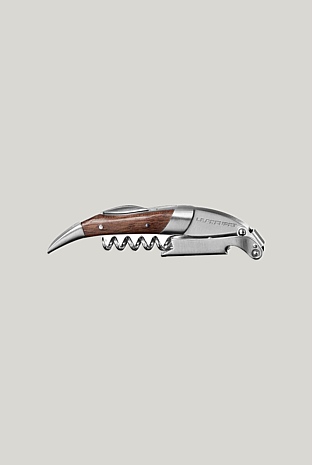 Premium Waiters Corkscrew with Black Walnut Wood handle