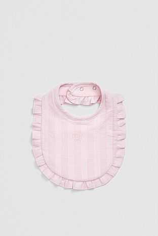 Woven Frill Bib