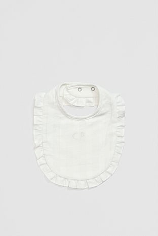 Woven Frill Bib