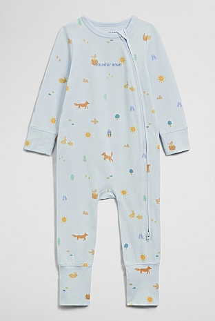 Jersey Print Jumpsuit