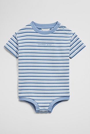 Short Sleeve Rib Oversized Bodysuit