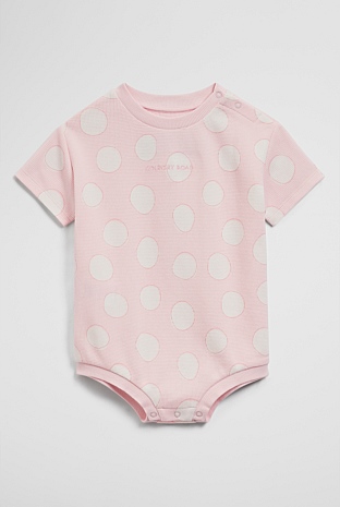 Oversized Waffle Short Sleeve Bodysuit