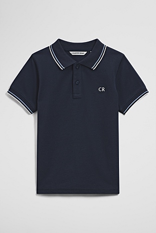 Short Sleeve Logo Polo