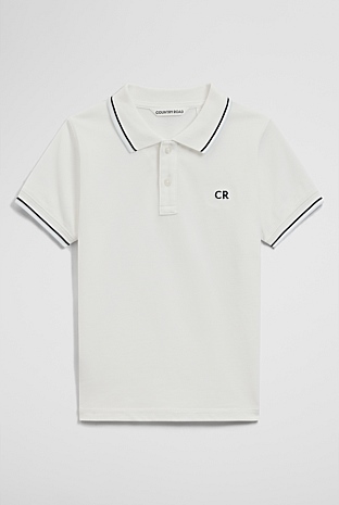 Short Sleeve Logo Polo