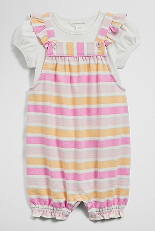 Short Sleeve Print Short Set