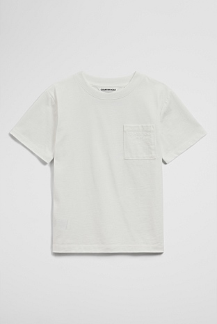 Australian Cotton Relaxed Short Sleeve Pocket T-Shirt
