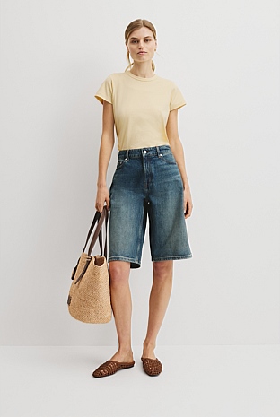 Denim Bermuda Short