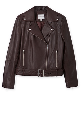 Country road leather jacket outlet