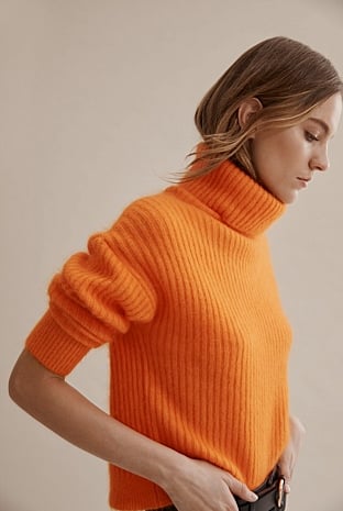 Orange 2025 turtleneck australia